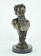 Statue Sculpture Bacchus Style Art Deco Style Art Nouveau Solid Bronze Signed