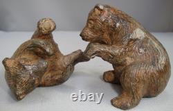 Statue Sculpture Bear Animal Style Art Deco Style Art Nouveau Solid Bronze S