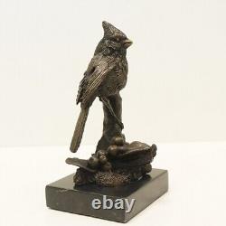 Statue Sculpture Bird Animalier Style Art Deco Style Art Nouveau Solid Bronze