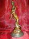 Statue Sculpture Candleholder Romantic Lady Art Deco Style Art Nouveau