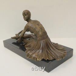 Statue Sculpture Charleston Dancer Art Deco Art Nouveau Bronze