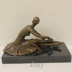 Statue Sculpture Charleston Dancer Art Deco Art Nouveau Bronze