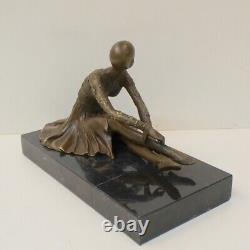 Statue Sculpture Charleston Dancer Art Deco Art Nouveau Bronze