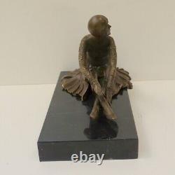 Statue Sculpture Charleston Dancer Art Deco Art Nouveau Bronze