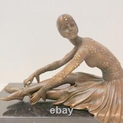 Statue Sculpture Charleston Dancer Art Deco Art Nouveau Bronze