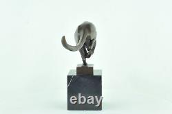 Statue Sculpture Cheetah Animalier Style Art Deco Style Art Nouveau Solid Bronze