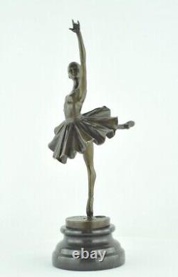 'Statue Sculpture Classical Ballet Dancer Opera Style Art Deco Style Art Nouveau Bronze'