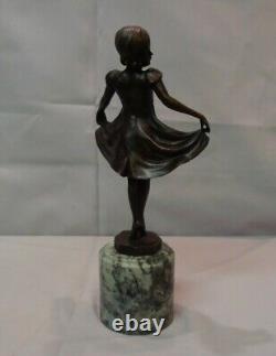 Statue Sculpture Classical Dancer Opera Style Art Deco Style Art Nouveau Bronze