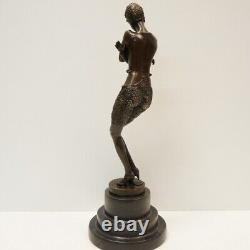 Statue Sculpture Classical Dancer Opera Style Art Deco Style Art Nouveau Bronze