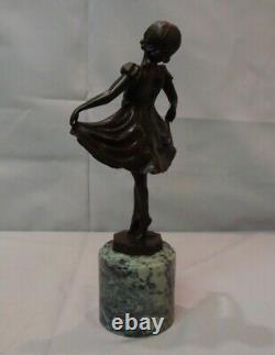 Statue Sculpture Dancer Classic Opera Style Art Deco Style Art Nouveau Bronze