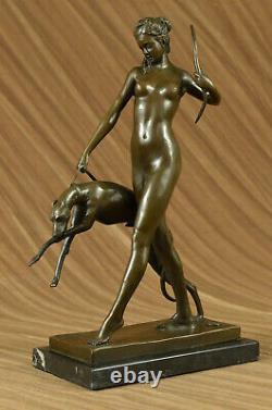 Statue Sculpture Diane Chressress Art Deco Style New Bronze Hot Fonte