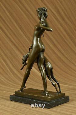Statue Sculpture Diane Chressress Art Deco Style New Bronze Hot Fonte