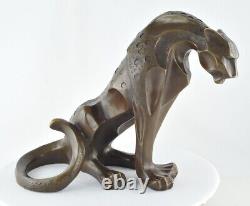 Statue Sculpture Dragon Animal Style Art Deco Style Art New Solid Bronze