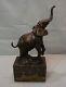 Statue Sculpture Elephant Animalier Style Art Deco Style Art Nouveau Bronze Mass