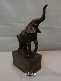 Statue Sculpture Elephant Animalier Style Art Deco Style Art Nouveau Bronze Mass