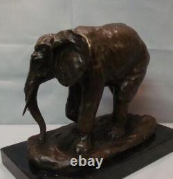 Statue Sculpture Elephant Animalier Style Art Deco Style Art Nouveau Bronze Mass