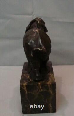 Statue Sculpture Elephant Animalier Style Art Deco Style Art Nouveau Bronze Mass