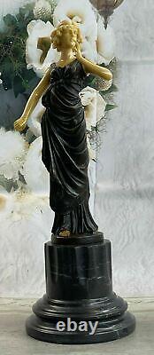 Statue Sculpture Goddess Victory Art Deco Style Art Nouveau Style Solid Artwork