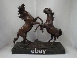 Statue Sculpture Horse Animal Style Art Deco Style Art Nouveau Solid Bronze