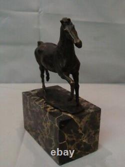 Statue Sculpture Horse Animal Style Art Deco Style Art Nouveau Solid Bronze