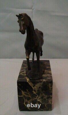 Statue Sculpture Horse Animal Style Art Deco Style Art Nouveau Solid Bronze