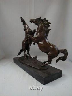 Statue Sculpture Horse Animal Style Art Deco Style Art Nouveau Solid Bronze