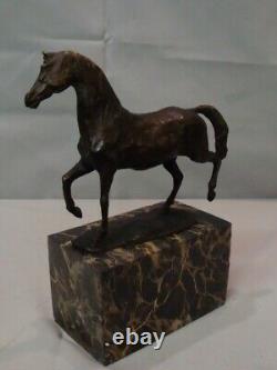 Statue Sculpture Horse Animal Style Art Deco Style Art Nouveau Solid Bronze