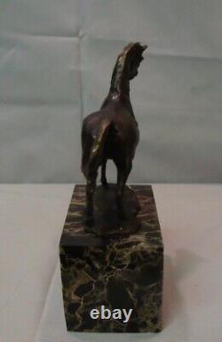 Statue Sculpture Horse Animal Style Art Deco Style Art Nouveau Solid Bronze