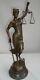 Statue Sculpture Justice Themis Art Deco Art Nouveau Style Bronze Massi