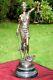 Statue Sculpture Justice Themis Art Deco Style Art Nouveau Bronze Massi