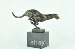 Statue Sculpture Leopard Animalier Style Art Deco Style Art Nouveau Bronze Massi
