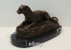 Statue Sculpture Lion Lioness Animal Style Art Deco Style Art Nouveau Bronze