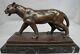 Statue Sculpture Lion Lioness Animal Style Art Deco Style Art Nouveau Bronze M