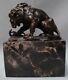 Statue Sculpture Lion Serpent Animal Style Art Deco Style Art Nouveau Bronze