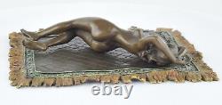 Statue Sculpture Nude Nymph Sexy Style Art Deco Style Art New Solid Bronze