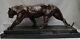 Statue Sculpture Panther Animal Style Art Deco Style Art Nouveau Bronze Mass