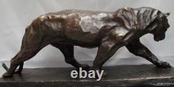 Statue Sculpture Panther Animal Style Art Deco Style Art Nouveau Bronze Mass