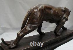 Statue Sculpture Panther Animal Style Art Deco Style Art Nouveau Bronze Mass