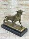 Statue Sculpture Panther Faun Art Deco Style Art Nouveau Style Bronze Figurine