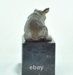 Statue Sculpture Pig Animal Style Art Deco Art Nouveau Solid Bronze