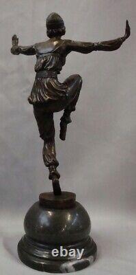 Statue Sculpture Scheherazade Style Art Deco Style Art Nouveau Solid Bronze Sig