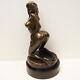 Statue Sculpture Sexy Pin-up Style Art Deco Art Nouveau Bronze