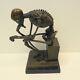 Statue Sculpture The Thinker Large Skeleton Art Deco Style Art Nouveau Style Bro