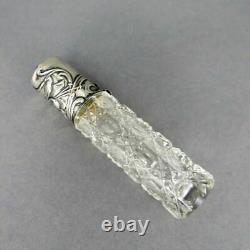 Style Ancient Perfume Silver And Crystal Glass Glass Art New Germany 1900