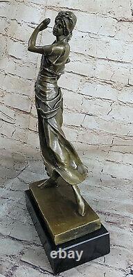 Style Art New Signed Bronze Gypsy Dancer Statue Figure Sculpture