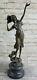 Style Art New Signed Bronze Gypsy Dancer Statue Figure Sculpture Lost