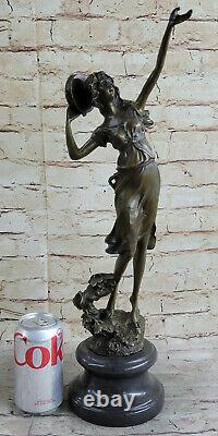 Style Art New Signed Bronze Gypsy Dancer Statue Figure Sculpture Lost