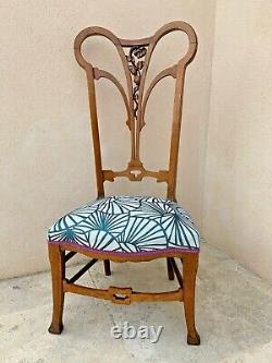 Superb Louis Majorelle-style Nanny Chair, Art Nouveau Period 1900