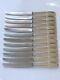 Superb Set Of 12 Entremets Dessert Cheese Knives Signed Sfam In Art Nouveau Style