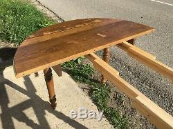 Table 6 Feet Solid Oak 4 Louis Philippe Extension Of The 20th Century